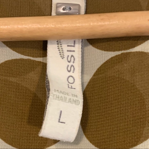 Fossil Semi-Sheer Polkadot Tank - Picture 3 of 4